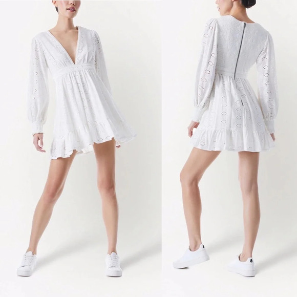 Alice + Olivia Dresses & Skirts - Alice + Olivia Marita Smocked Mini Dress